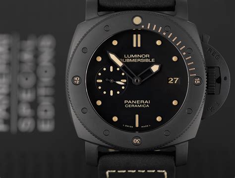 panerai submersible limited edition|panerai luminaire submersible.